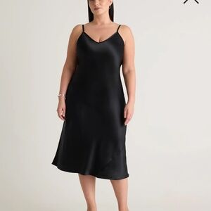 100% washable silk slip dress